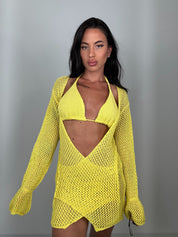 Copricostume cosmo giallo