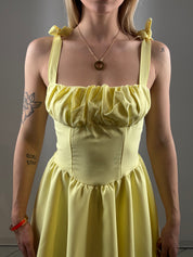 Dress peace giallo