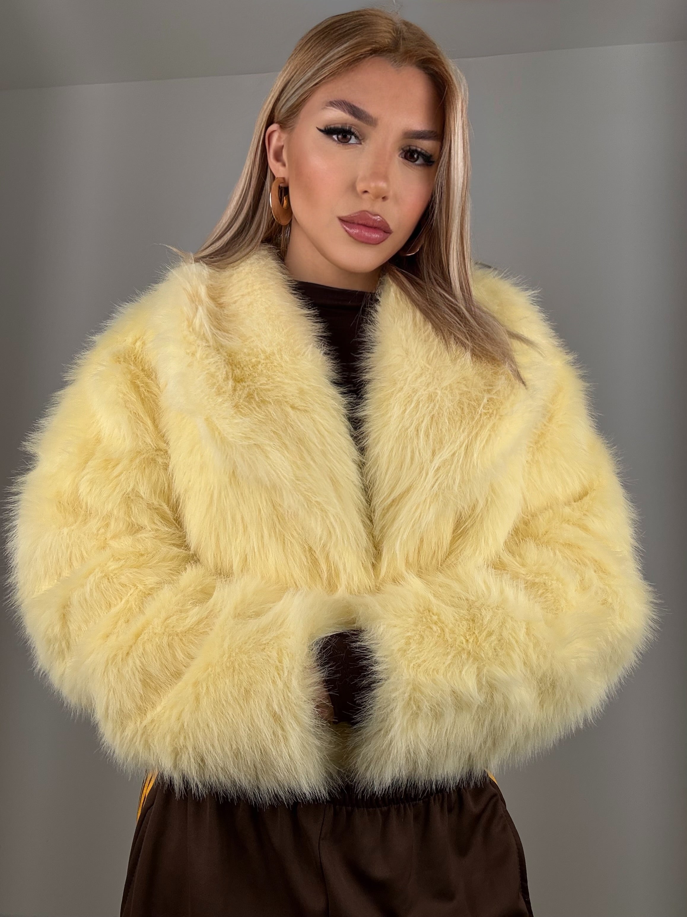 Pelliccia hera giallo