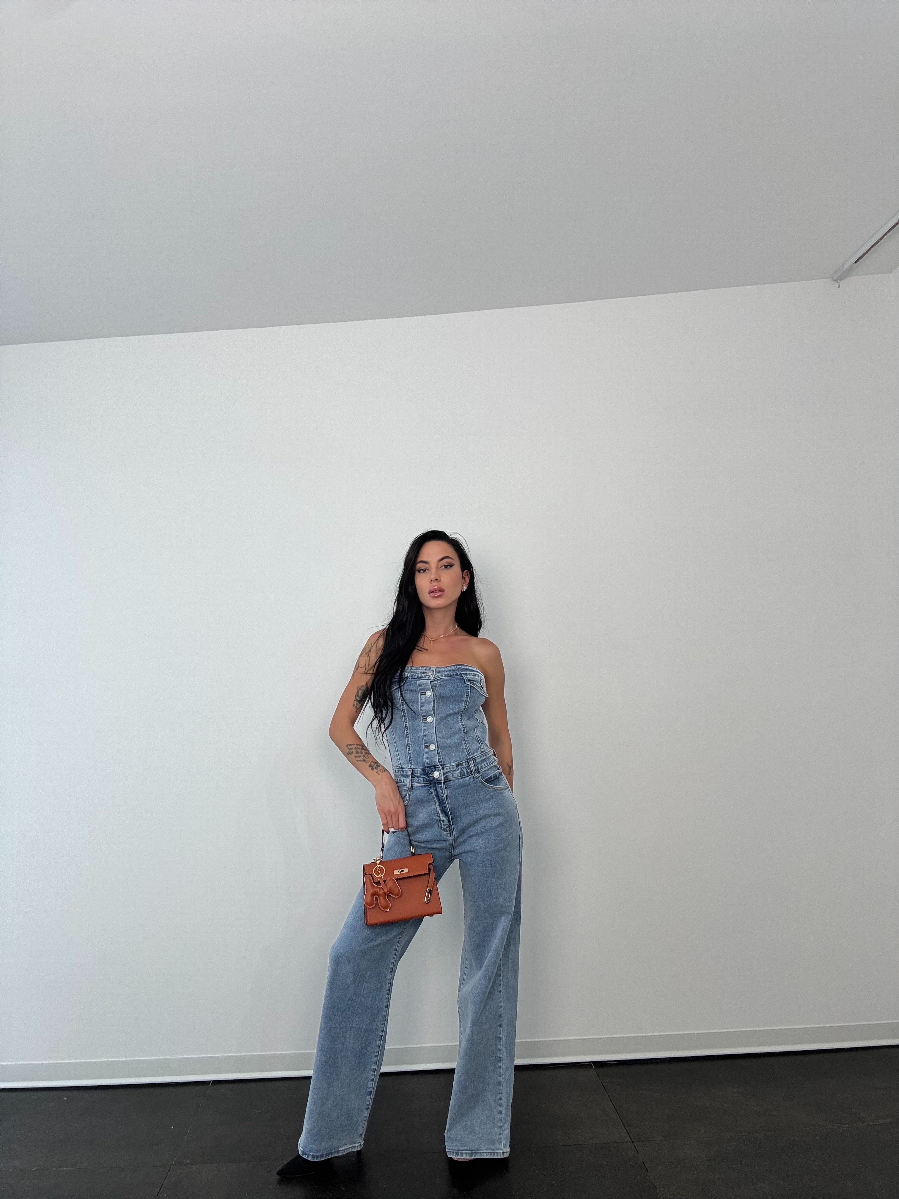 Jumpsuit denim clo