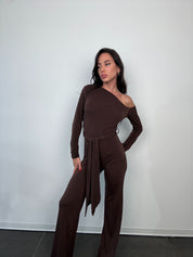 Jumpsuit knot brown