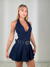 Dress denim cheeta