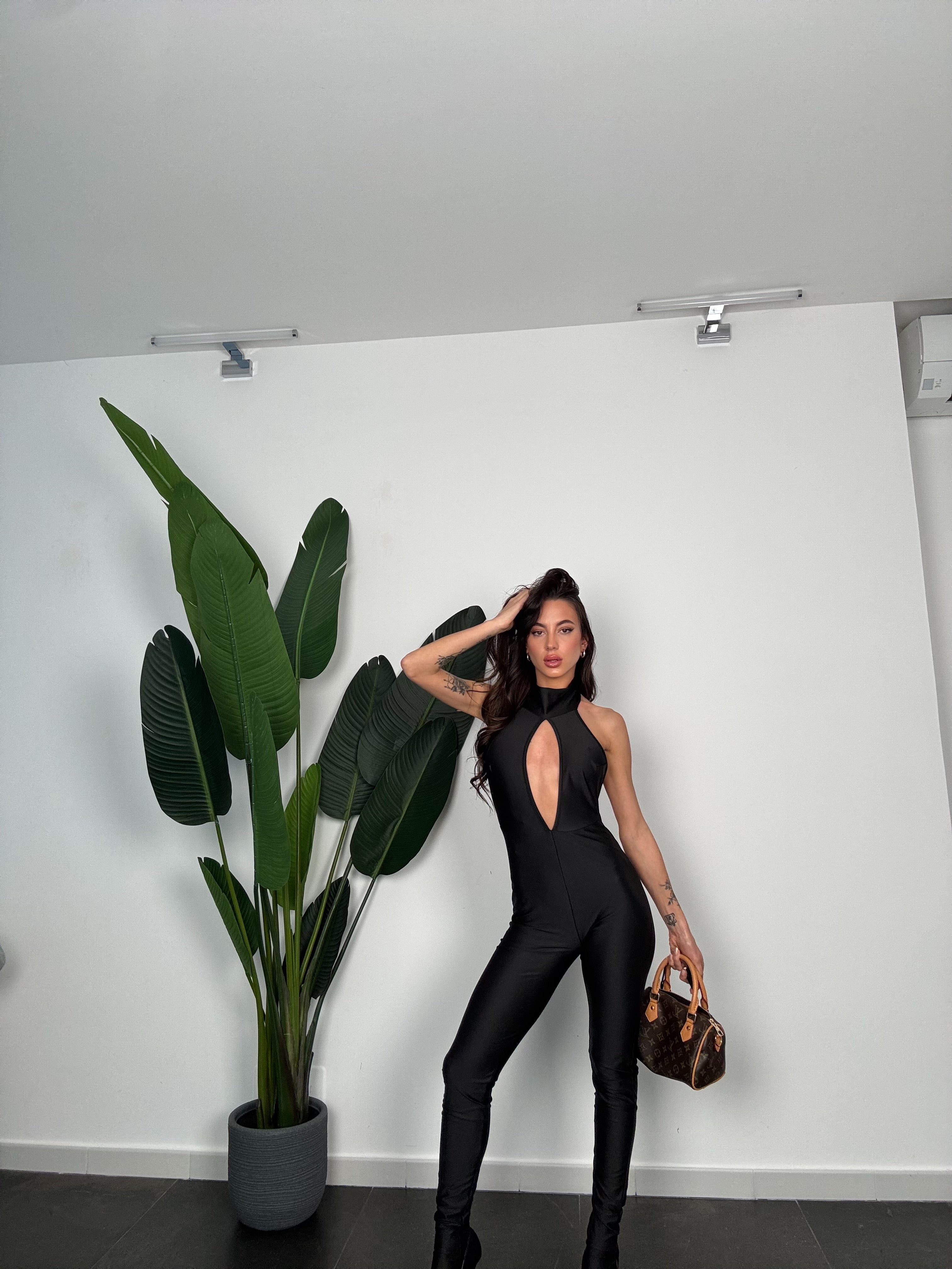 JUMPSUIT VICTORIA NERO