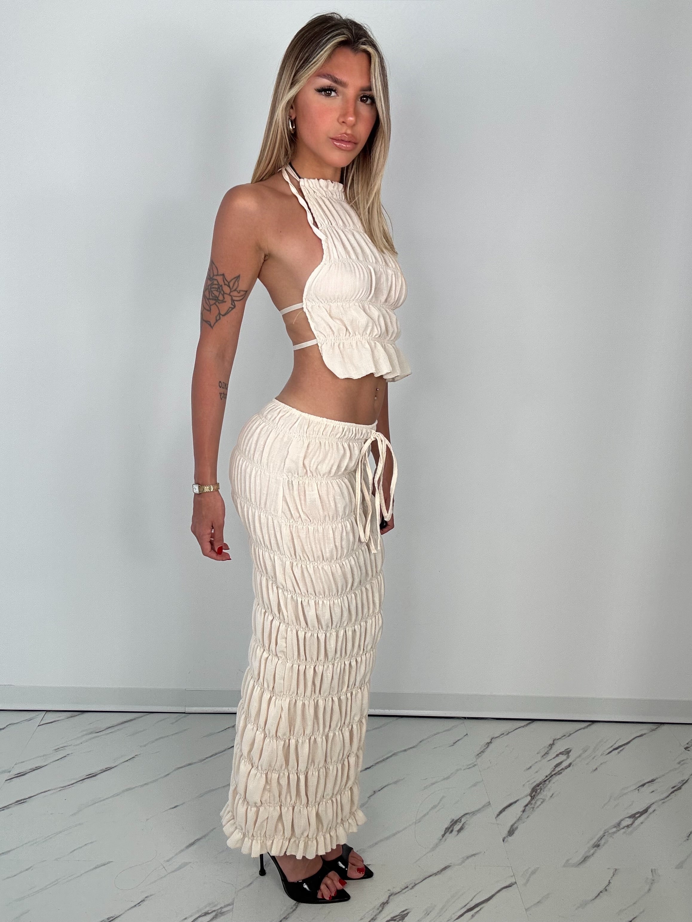 Co/ord riva beige