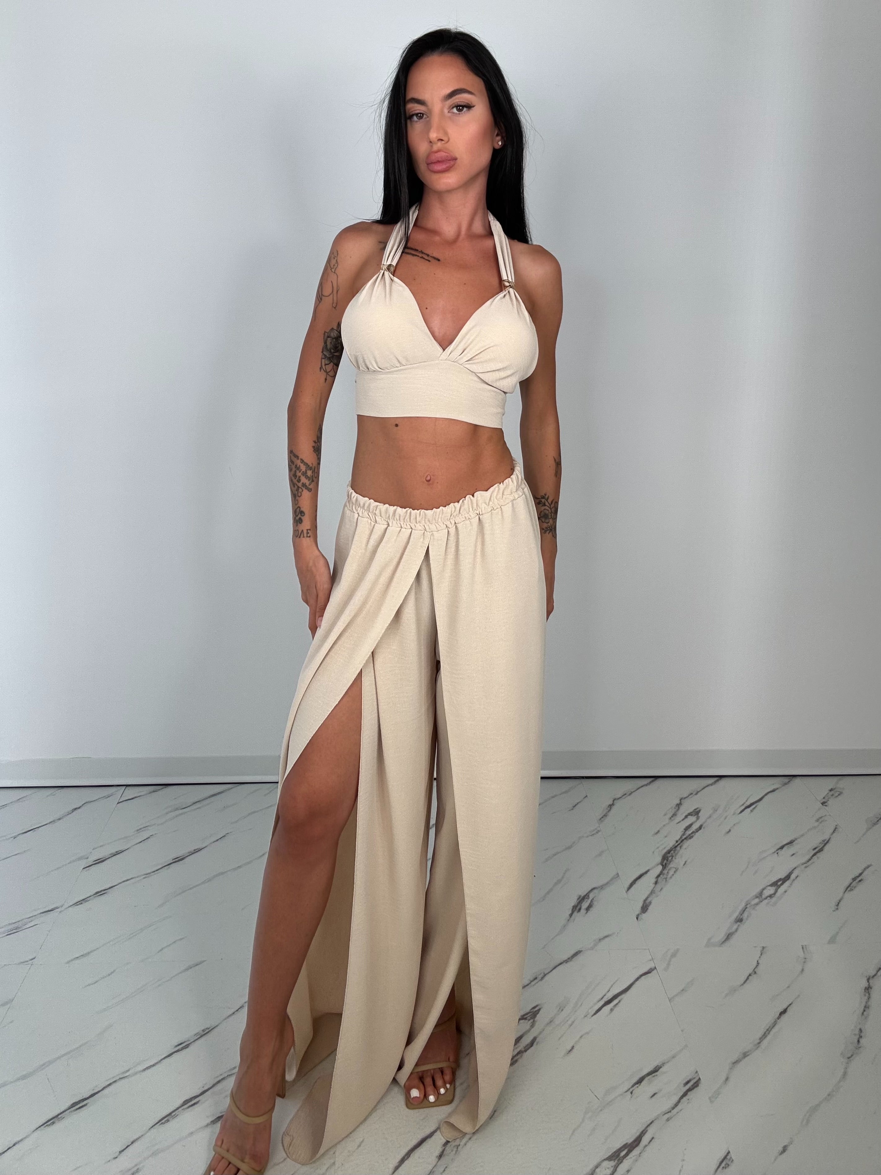 Co/ord koala beige