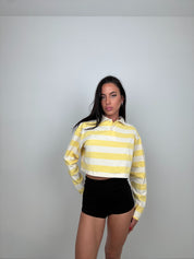 T-shirt strisce giallo