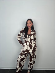 Pantalone cow brown