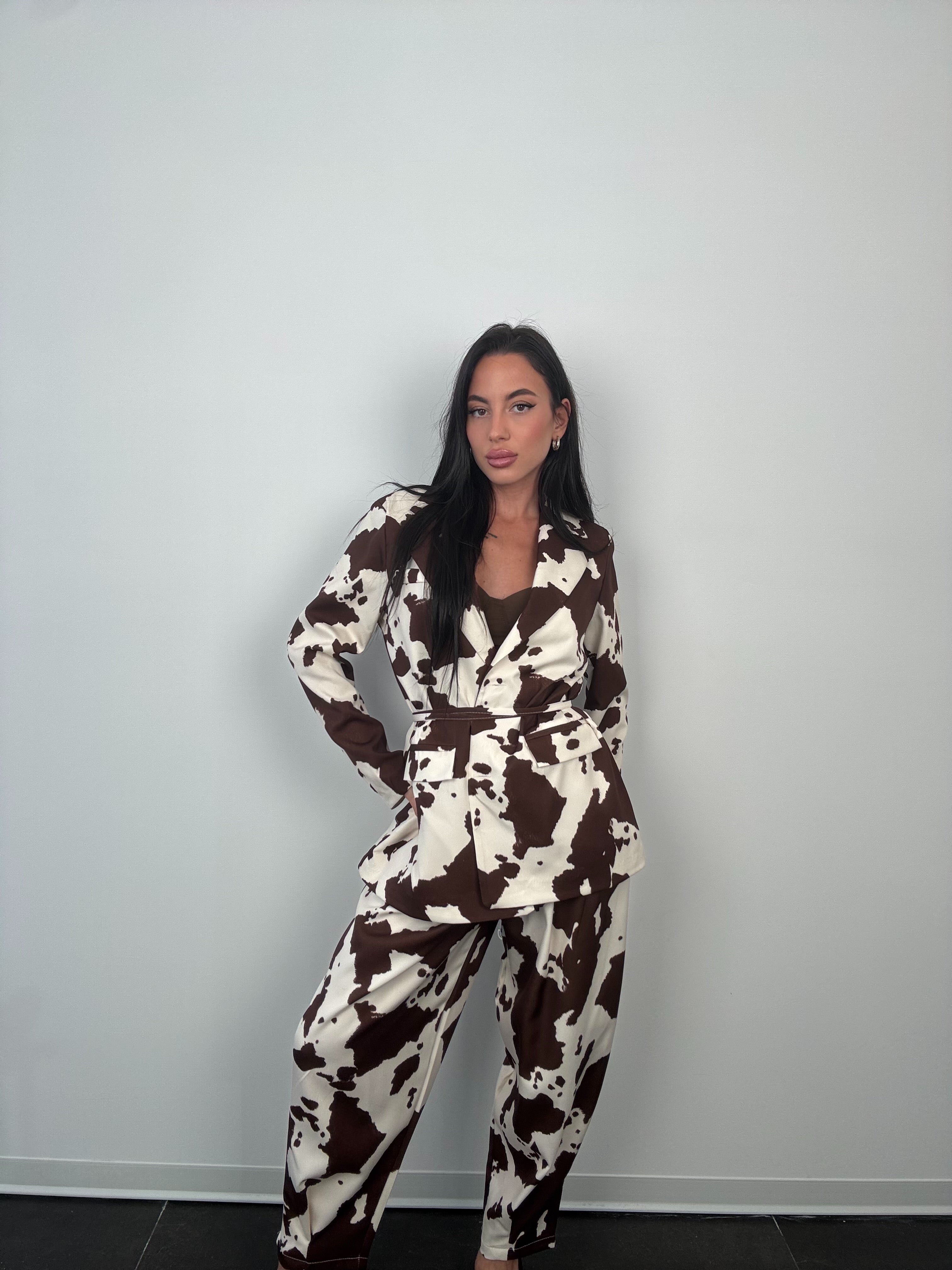 Pantalone cow brown