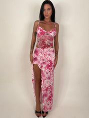 Co/ord Virgin Island fucsia