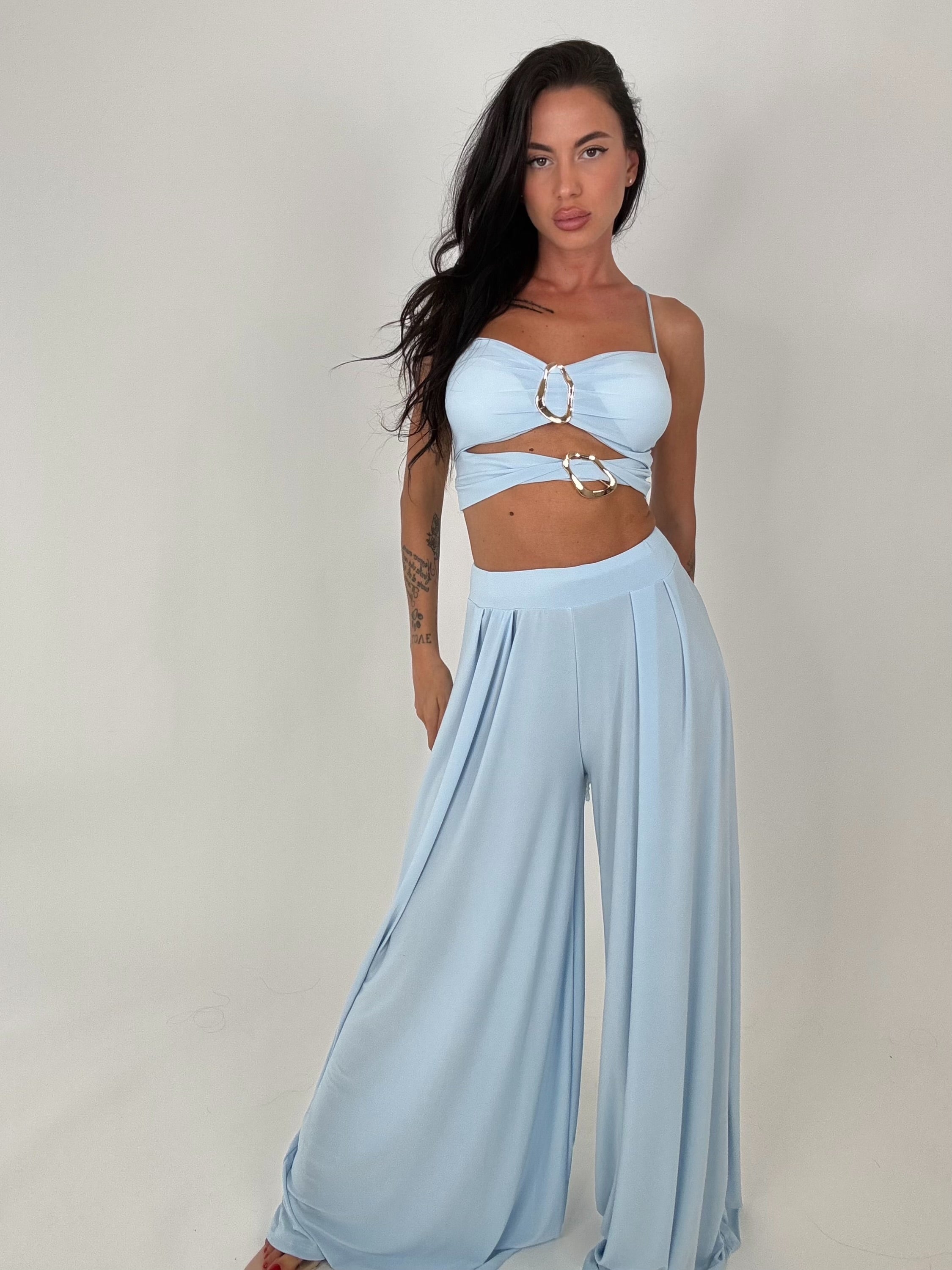Co/ord QATAR azzurro