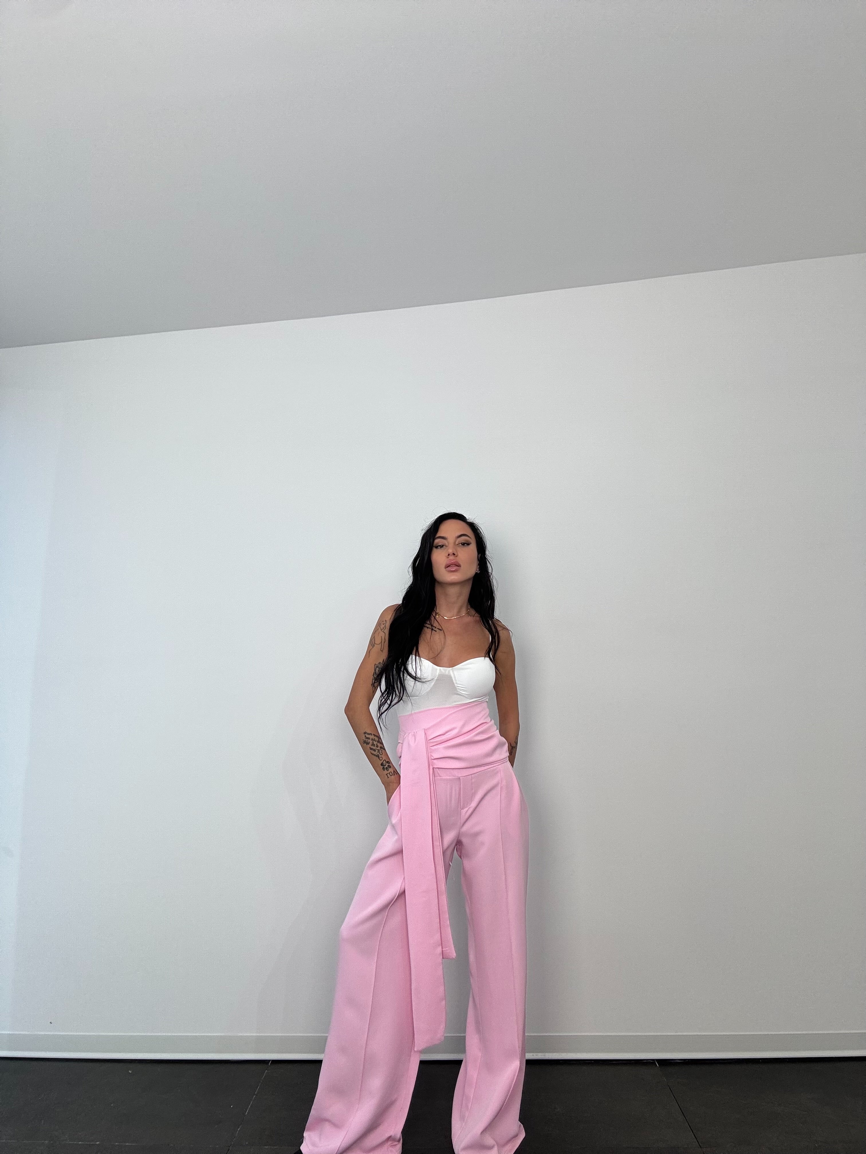 Pantalone lady rosa