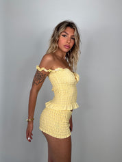 Co/ord sahar giallo