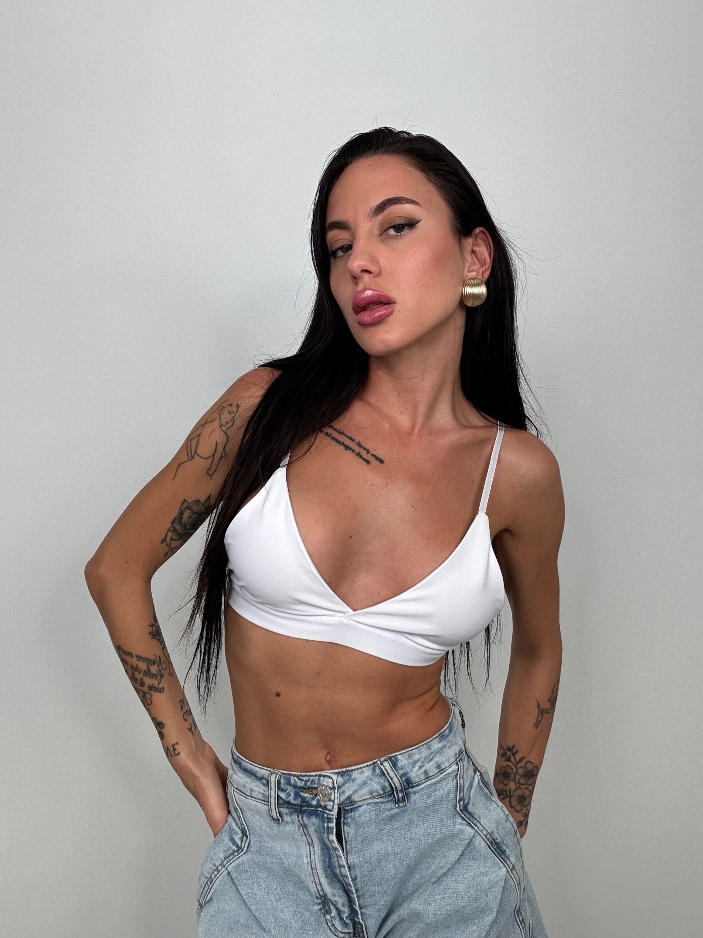 Bralette bianco