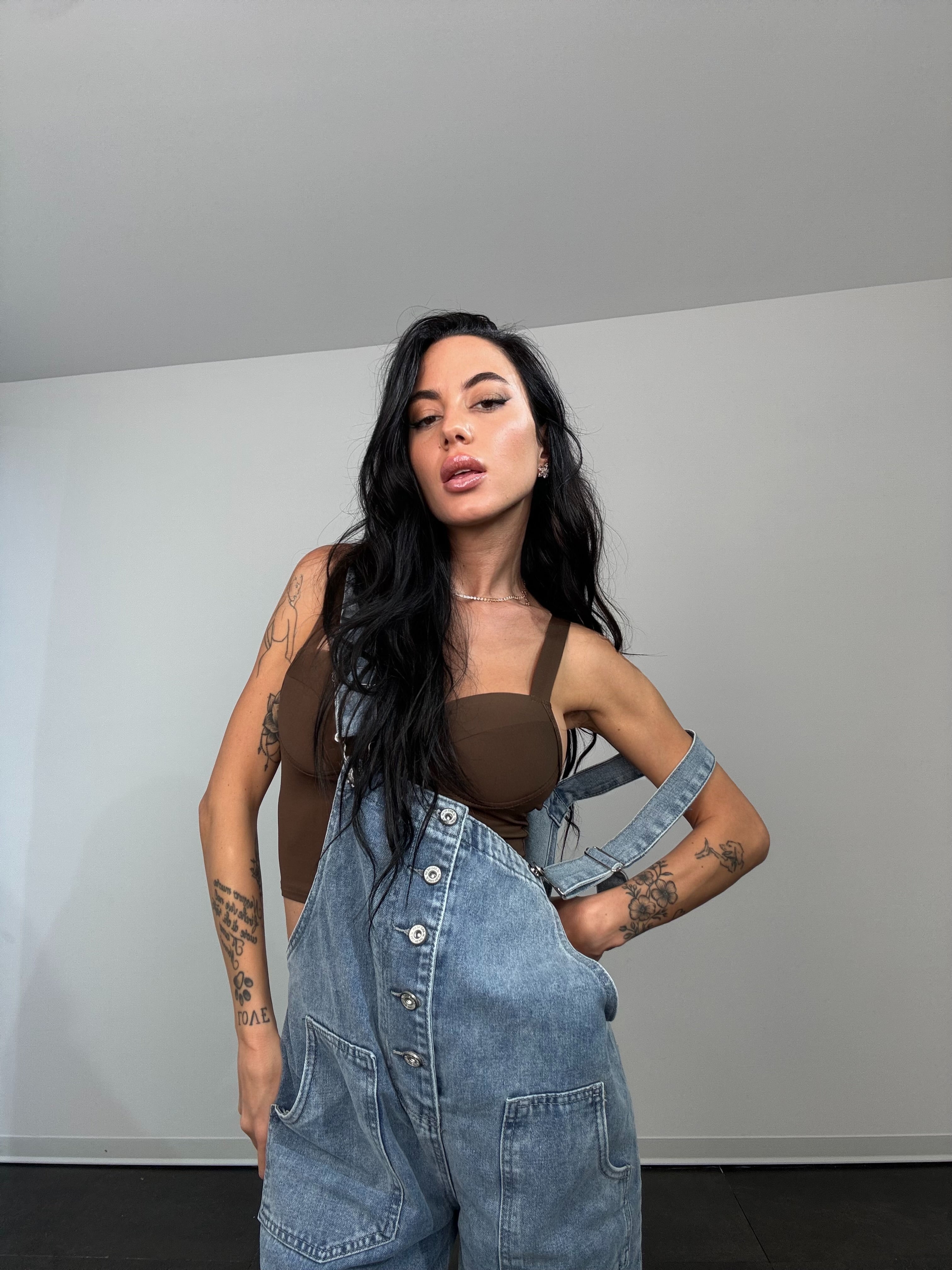 SALOPETTE DENIM LUCIA