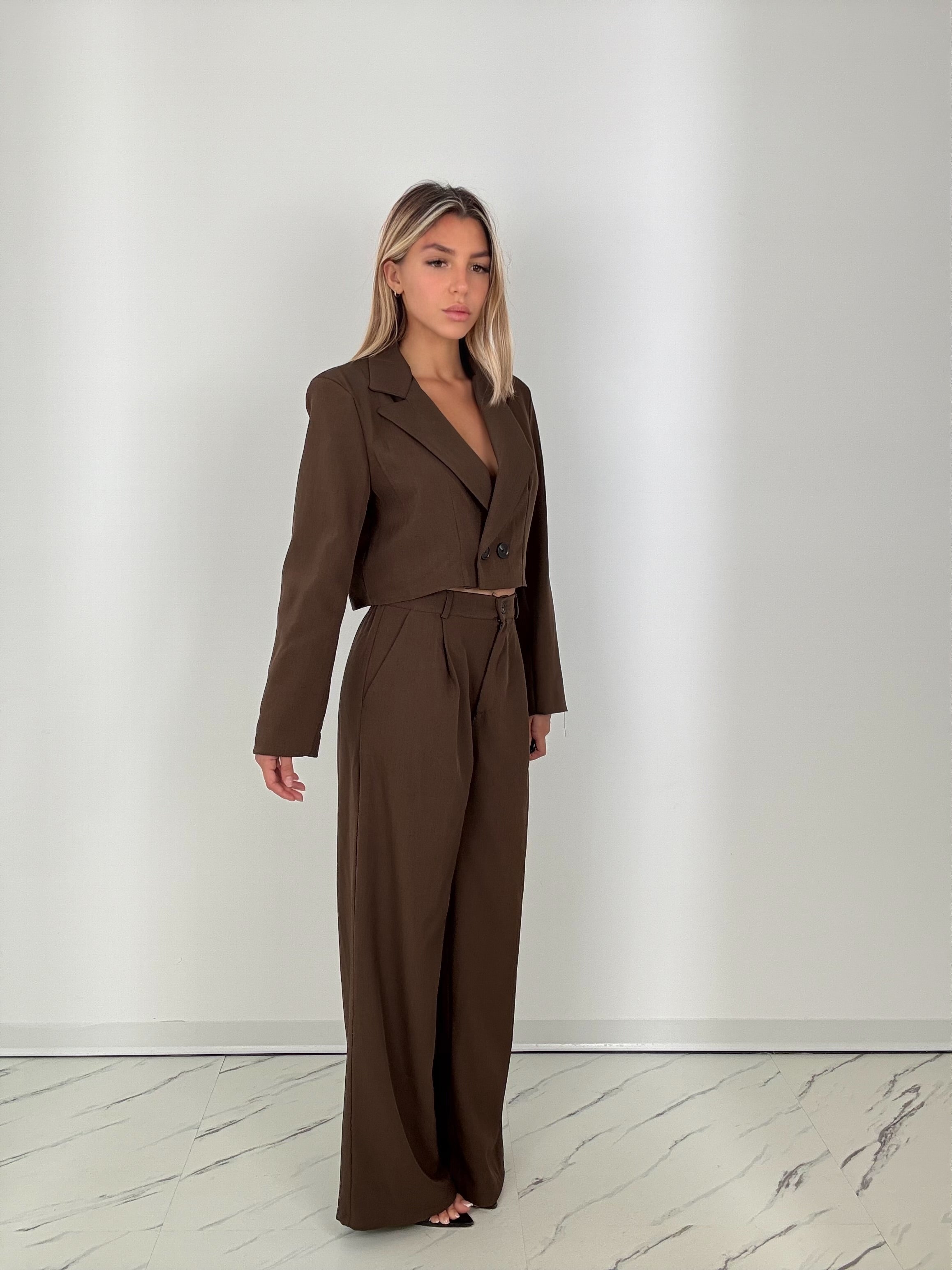 Tailleur poker cioccolato