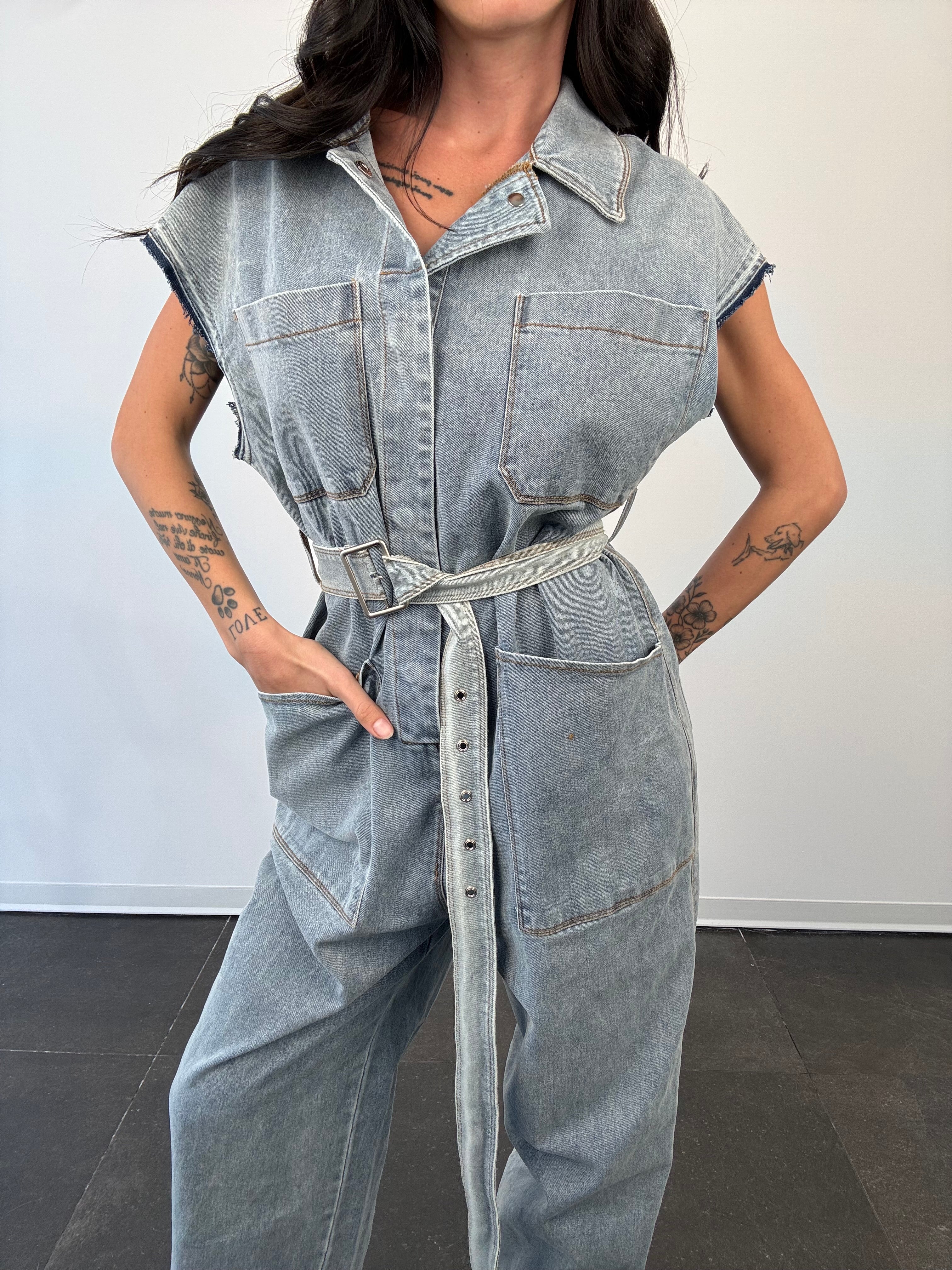 Jumpsuit denim boss