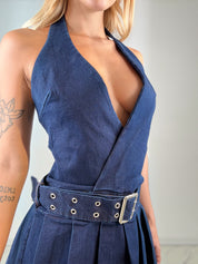 Dress denim cheeta