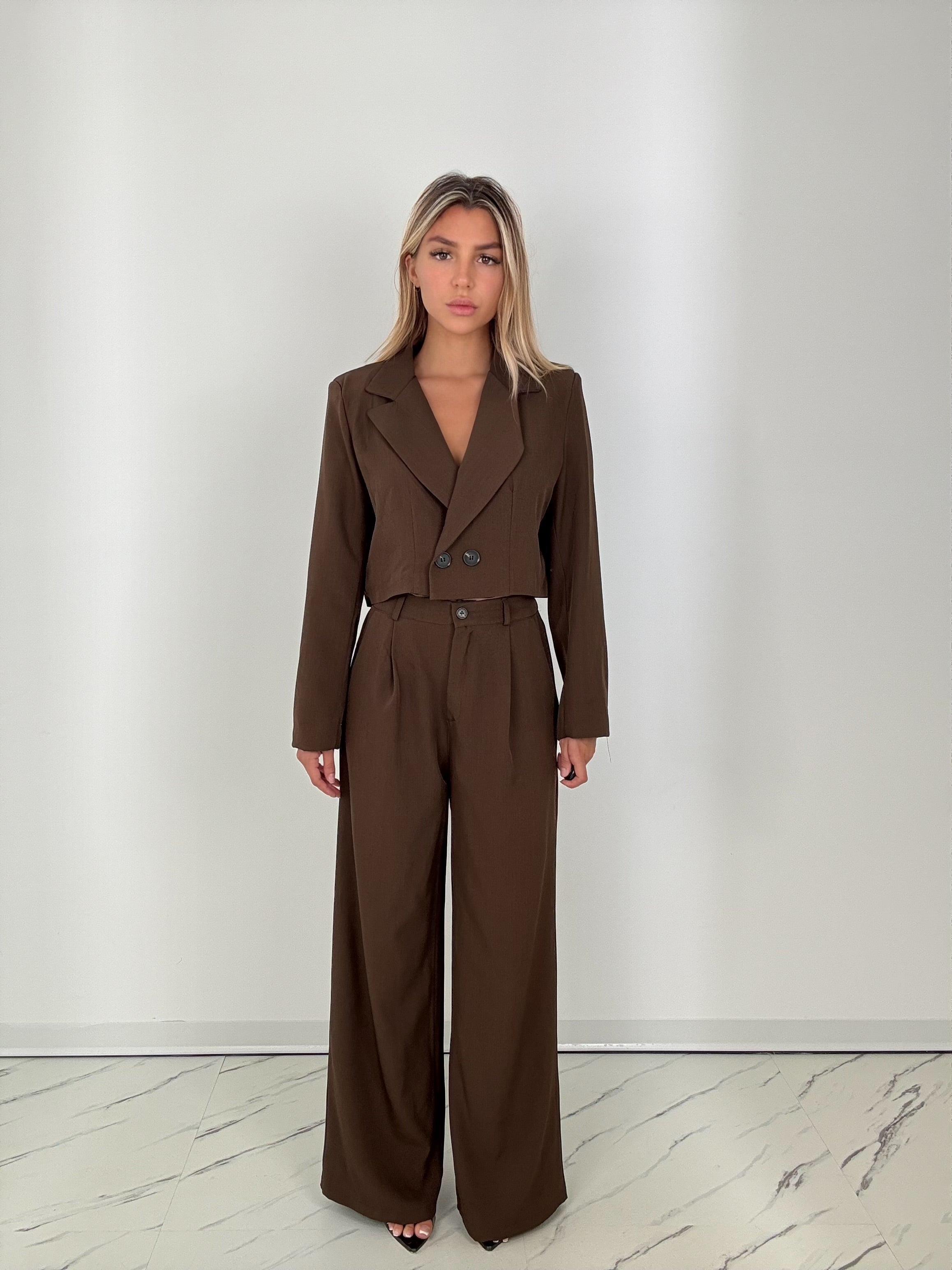 Tailleur poker cioccolato