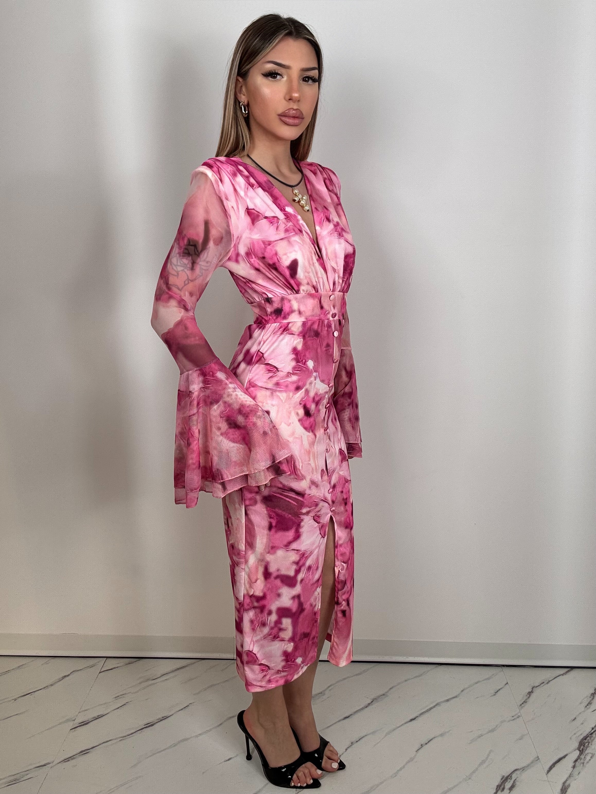 Dress mela rosa
