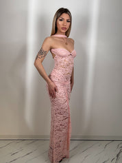 Coordinato bop rosa