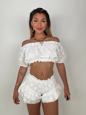 Co/ord ATC bianco