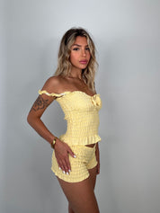 Co/ord sahar giallo