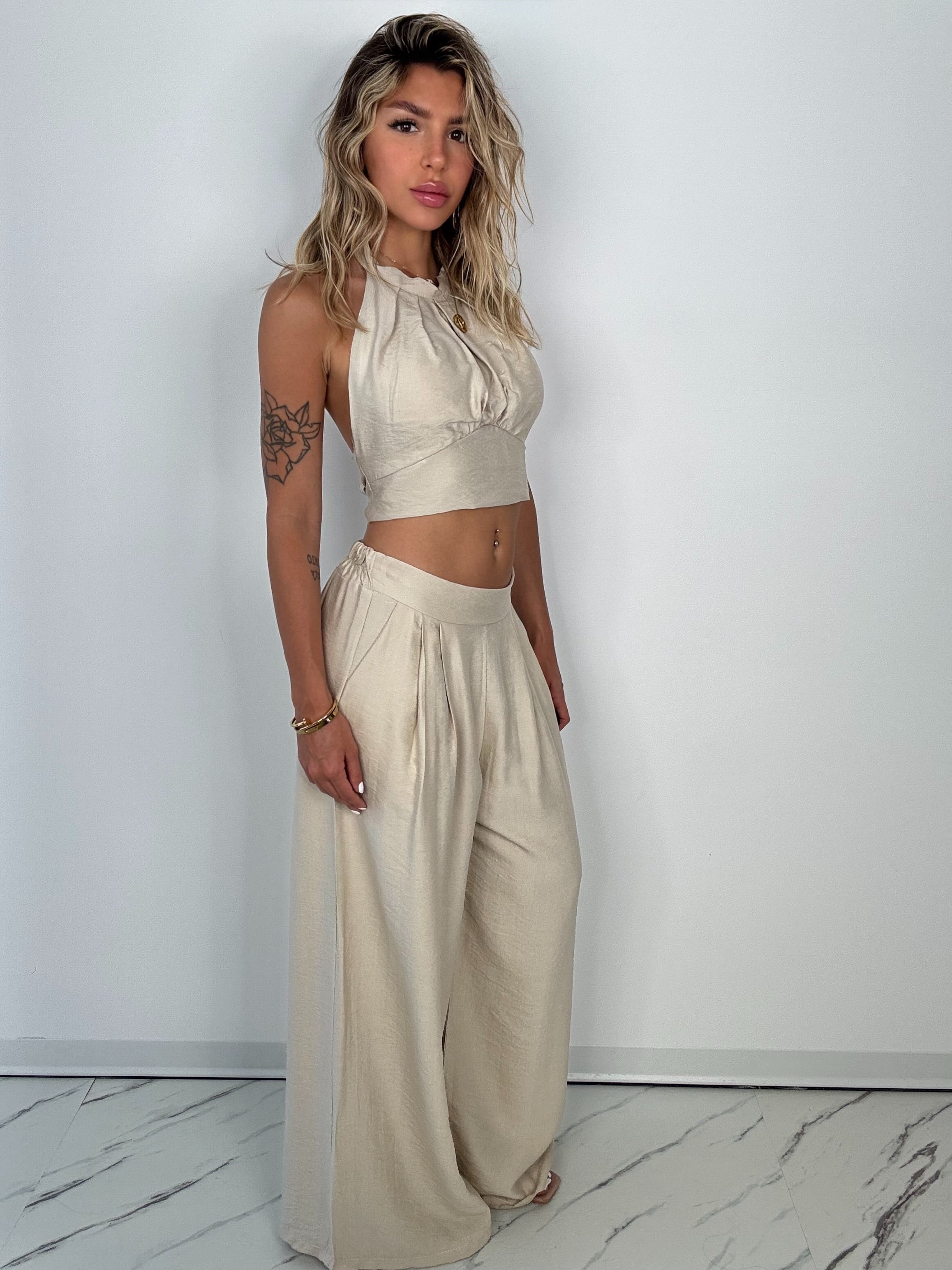 Co/ord yusra beige