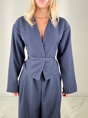 Co/ord Fold blu navy