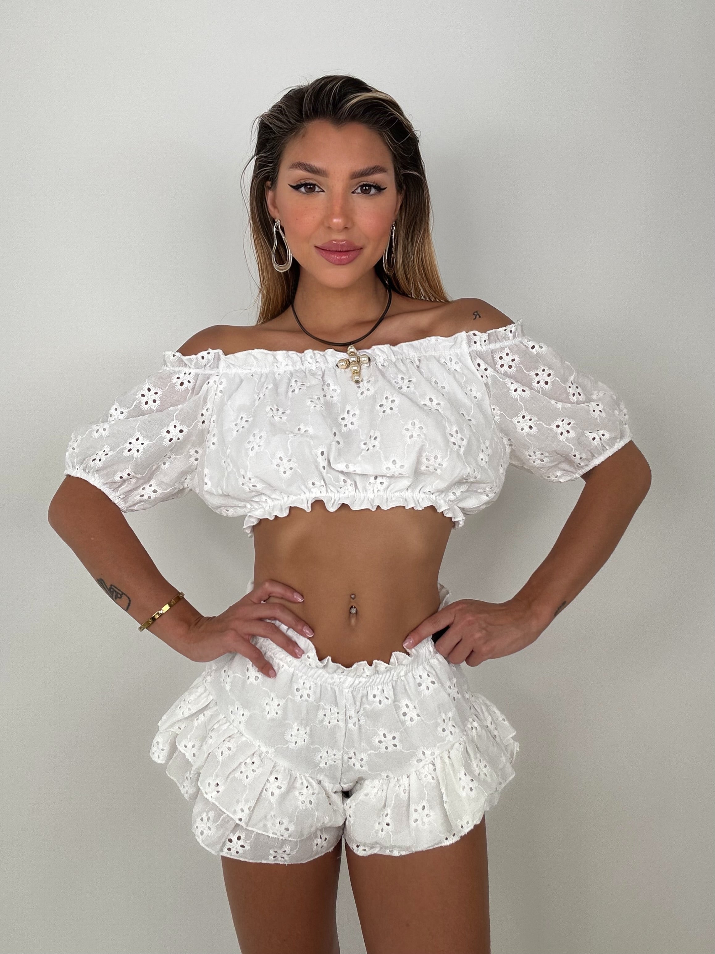 Co/ord ATC bianco