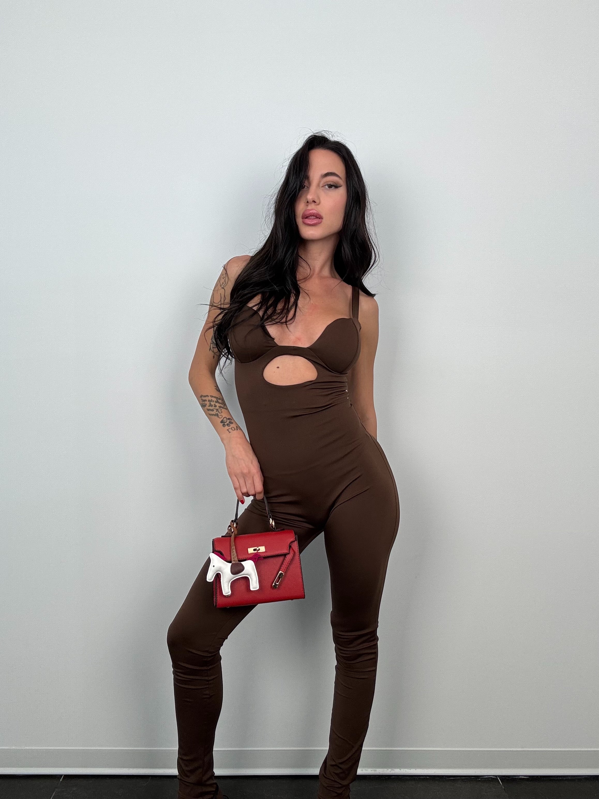 Jumpsuit Ivana marrone