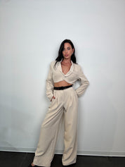 Tailleur gyara beige