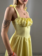 Dress peace giallo