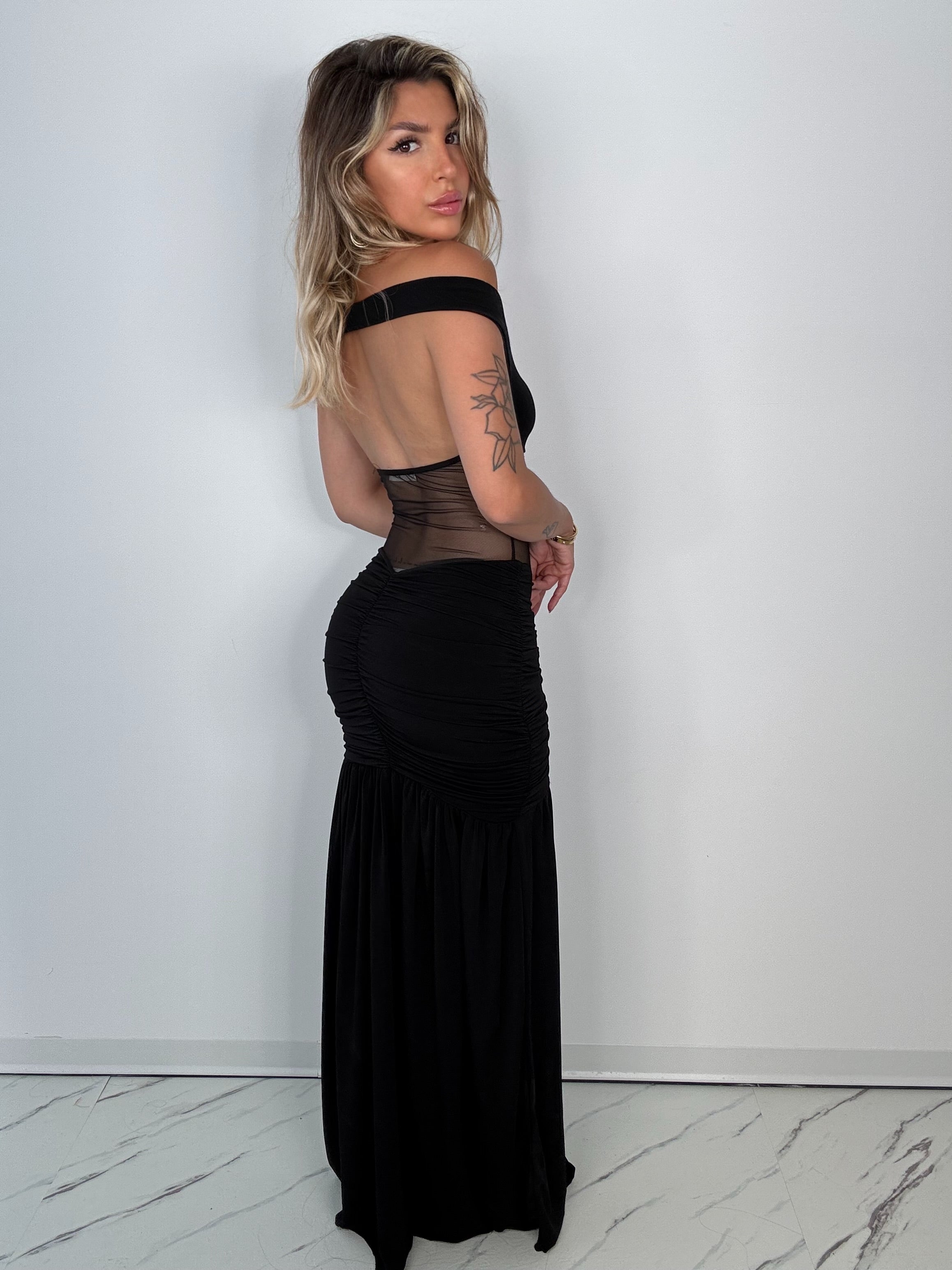 Dress MIT nero
