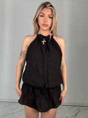 Dress konfetti Nero