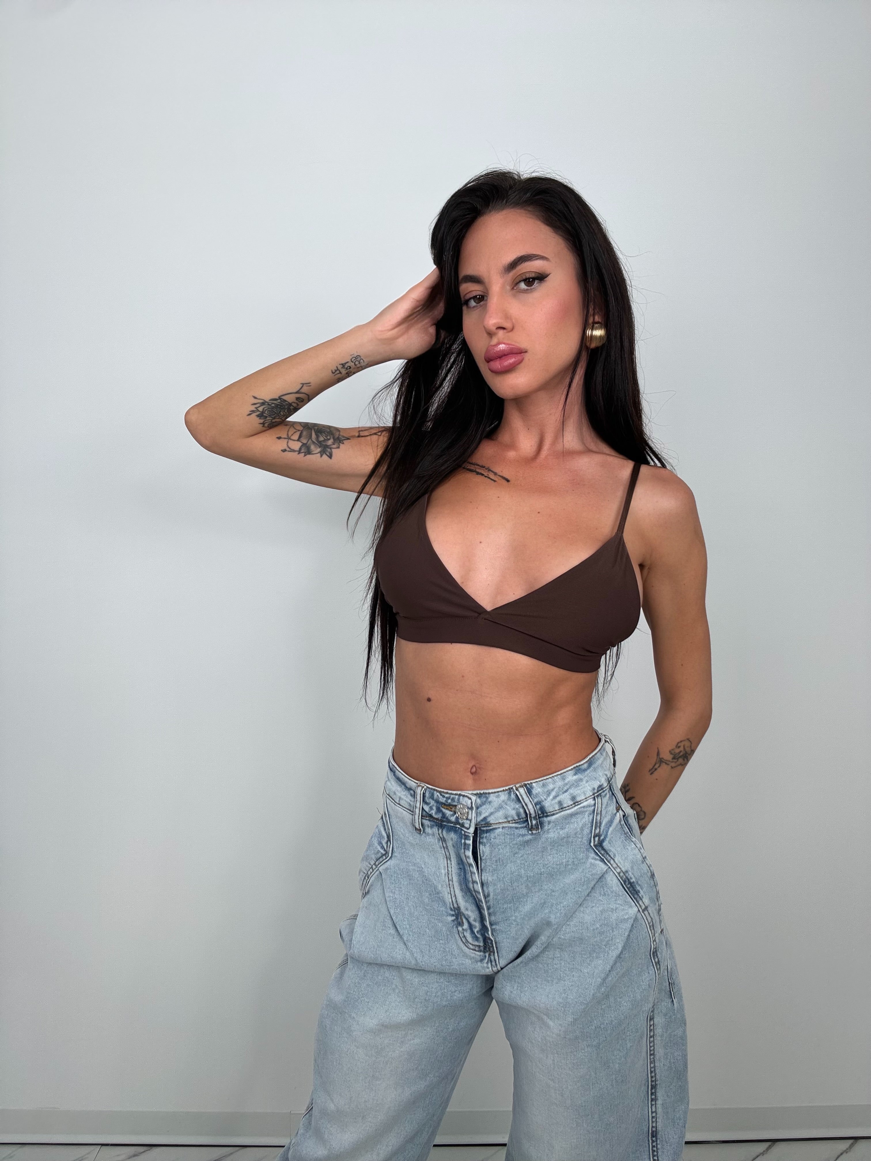 Bralette marrone