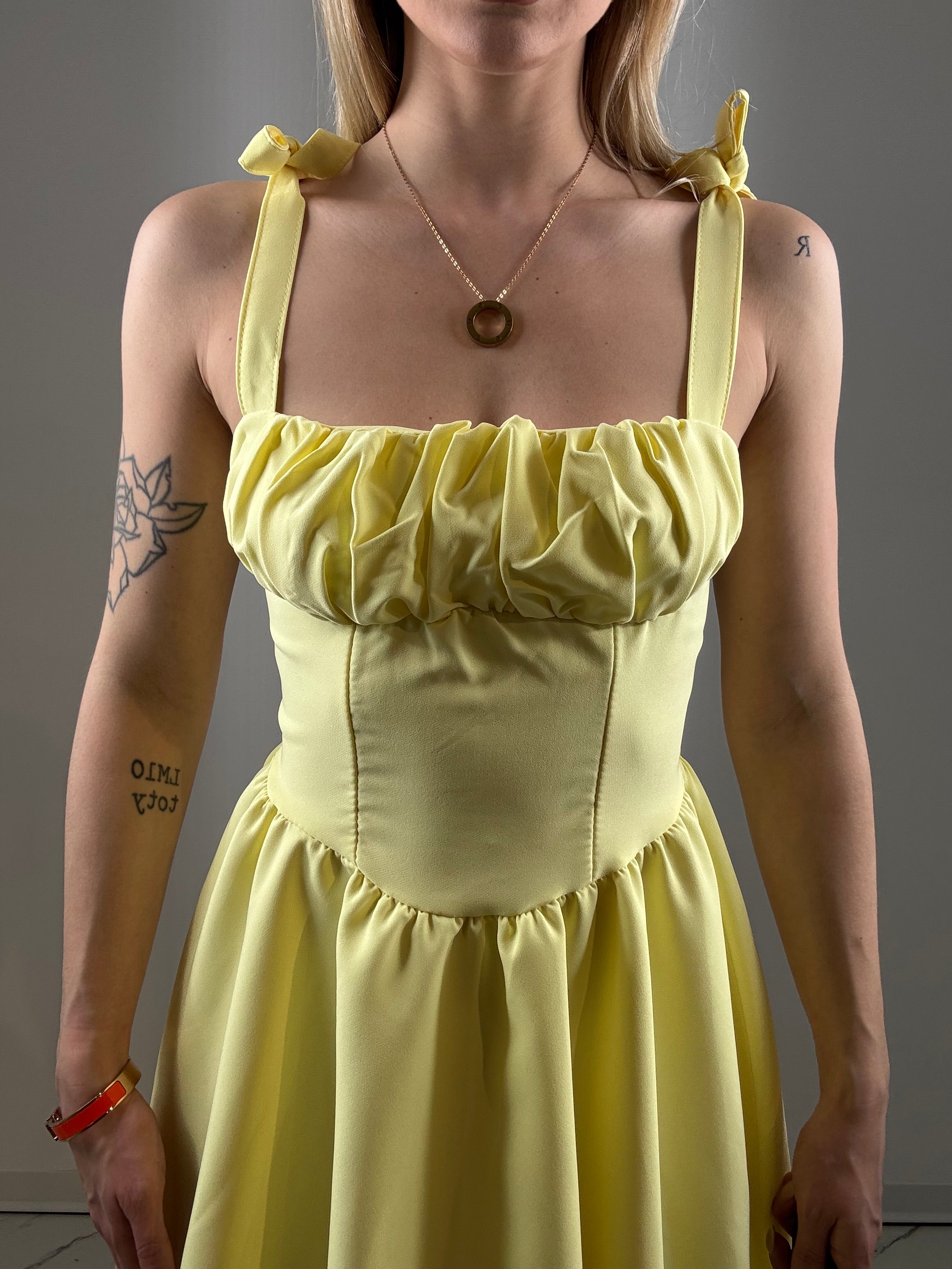 Dress peace giallo