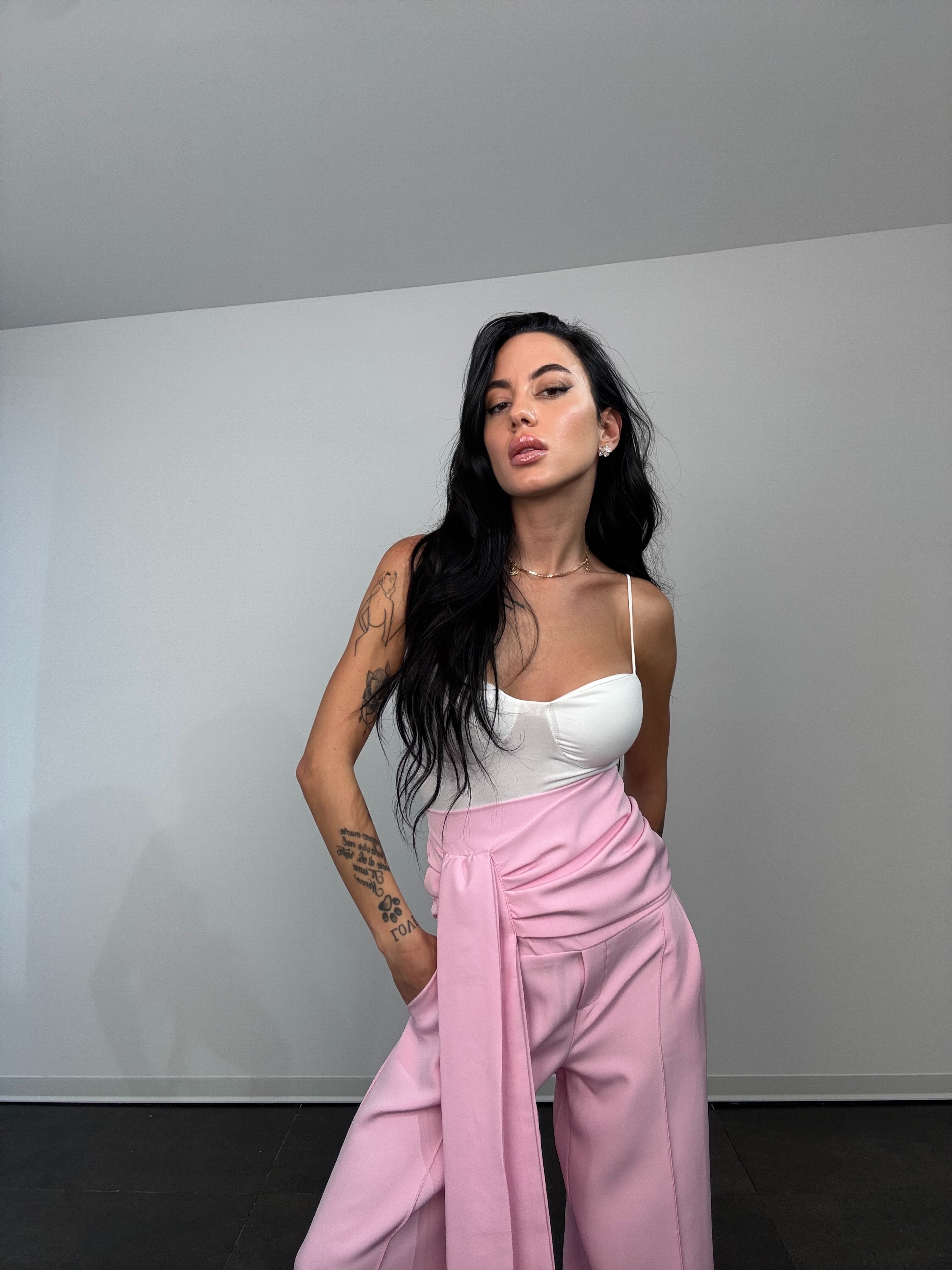 Pantalone lady rosa