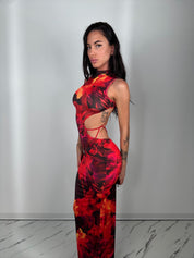 Dress anima rosso