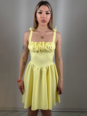 Dress peace giallo