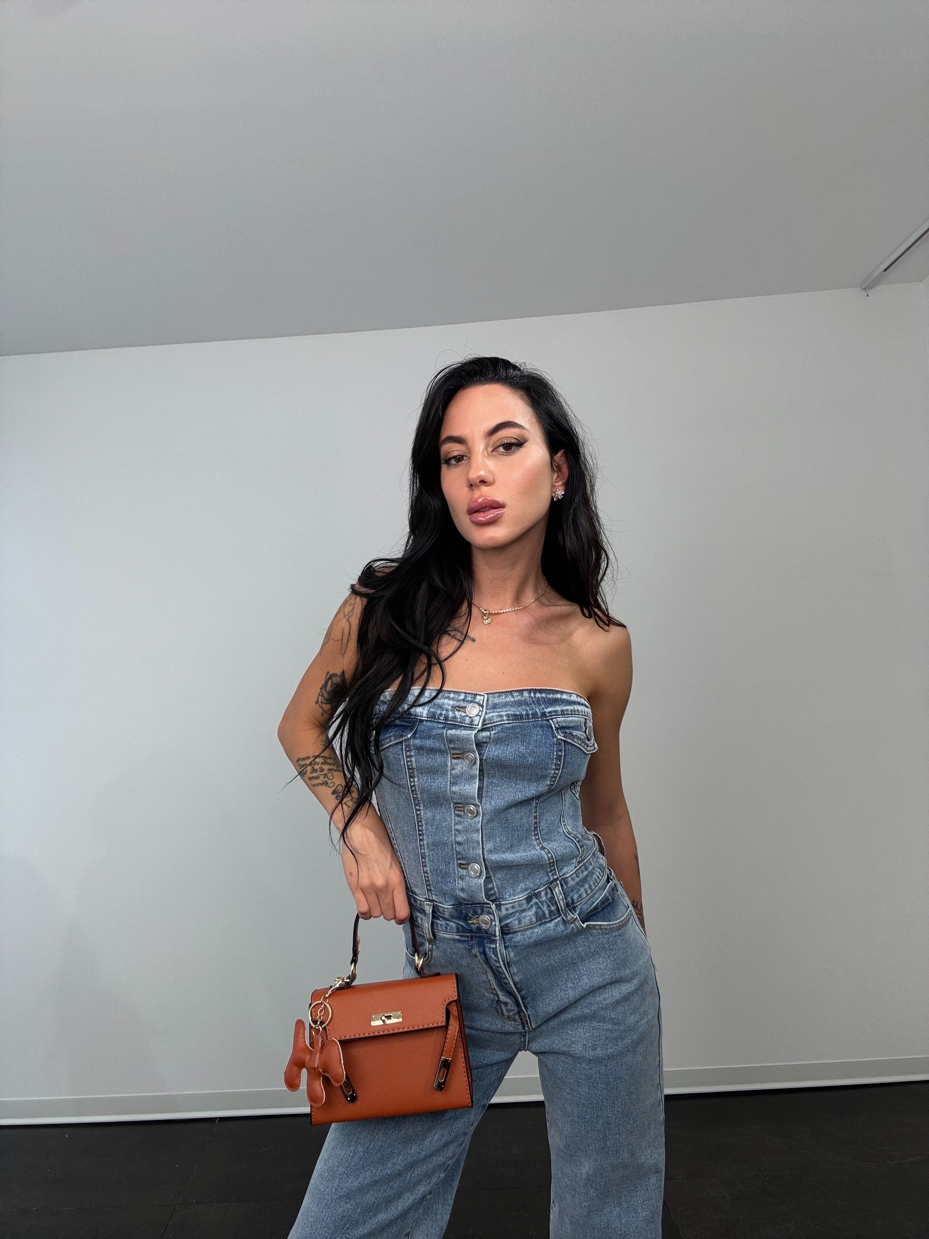 Jumpsuit denim clo