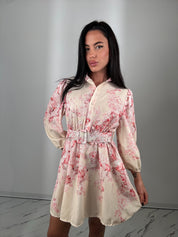 Dress ivory rosa