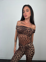 Jumpsuit dopo le 4 Leopard
