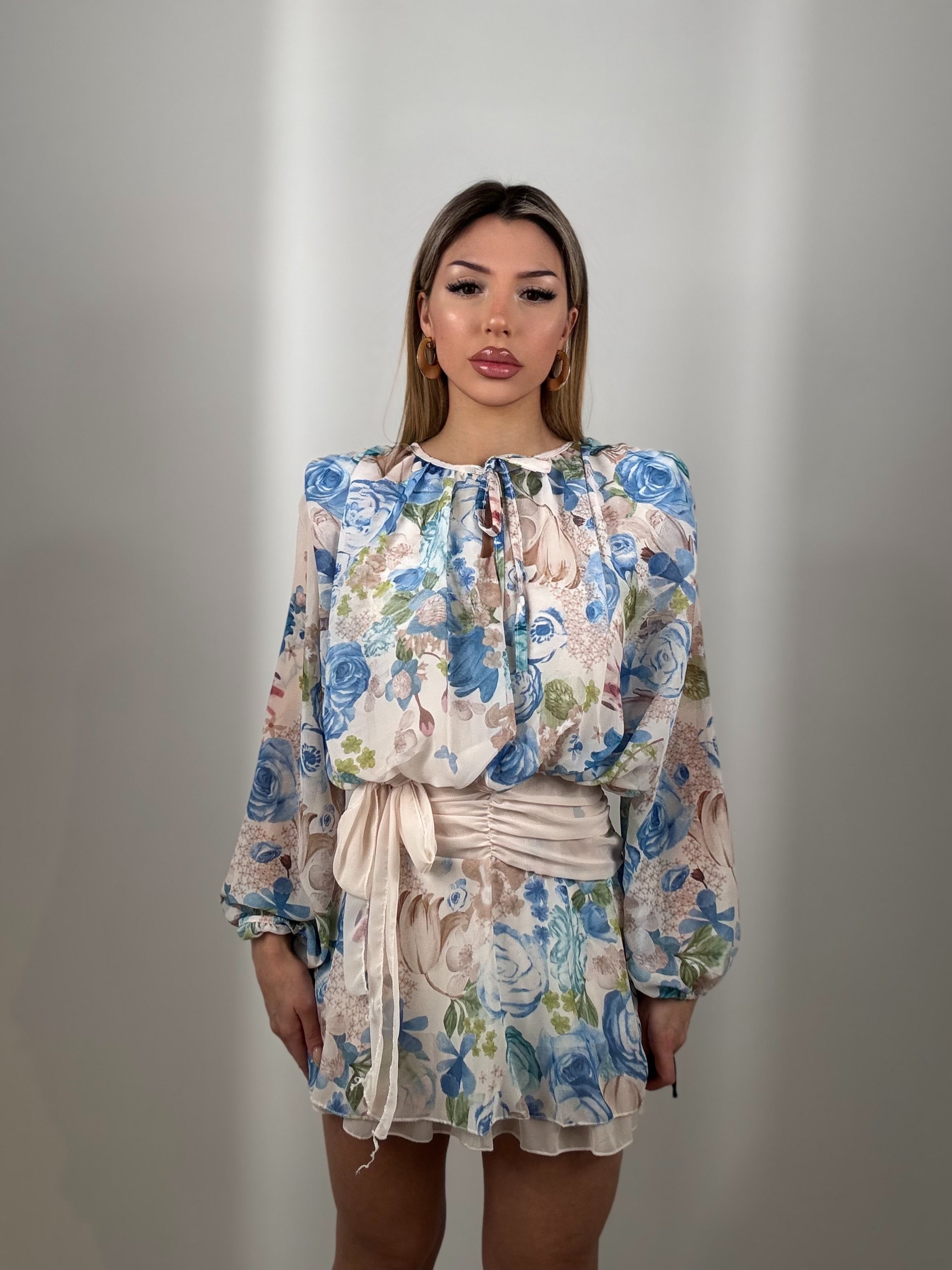 Dress gardenia azzurro