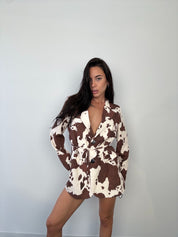 Blazer cow brown