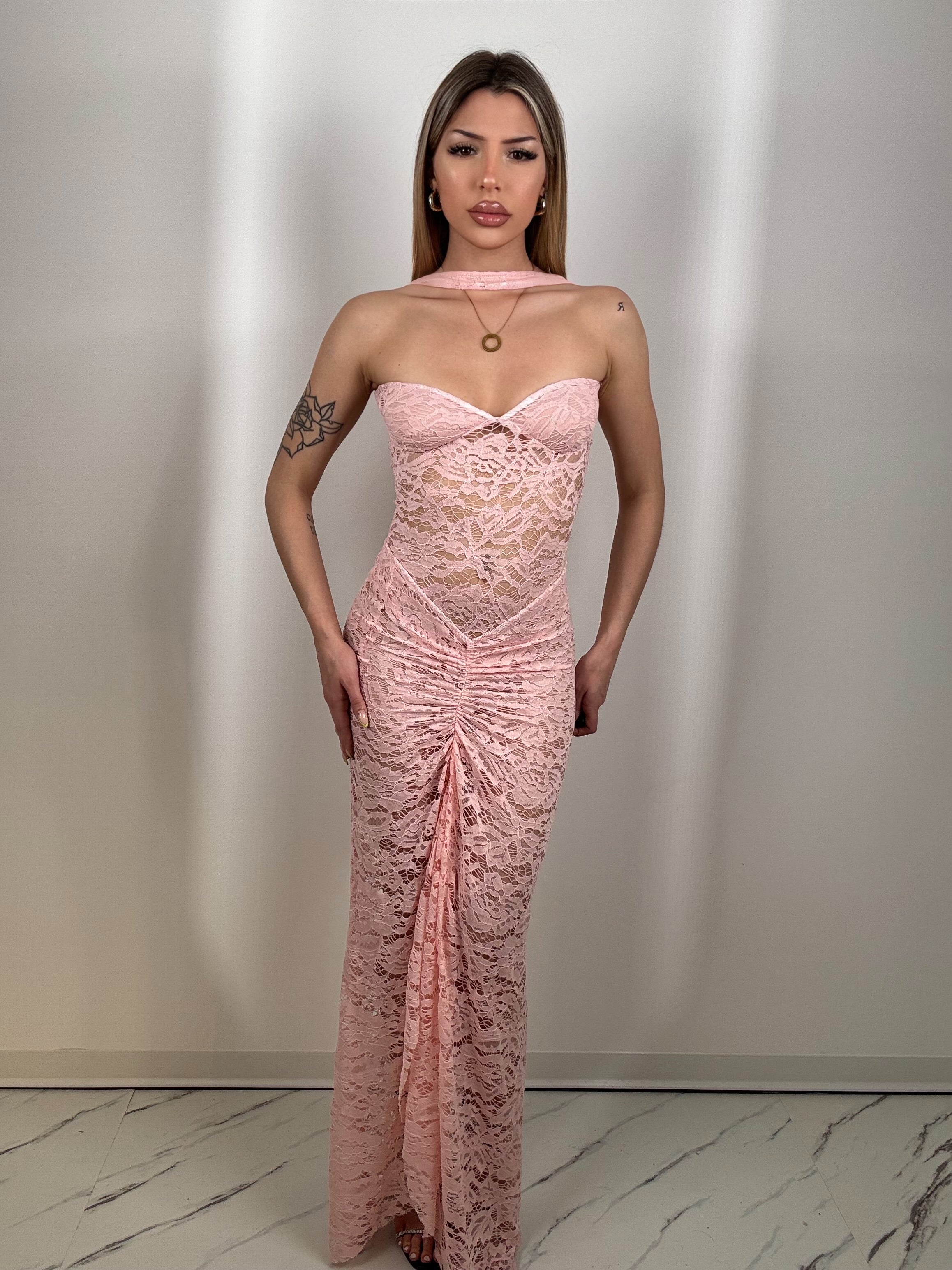Coordinato bop rosa