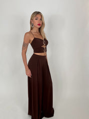 Co/ord QATAR cioccolato