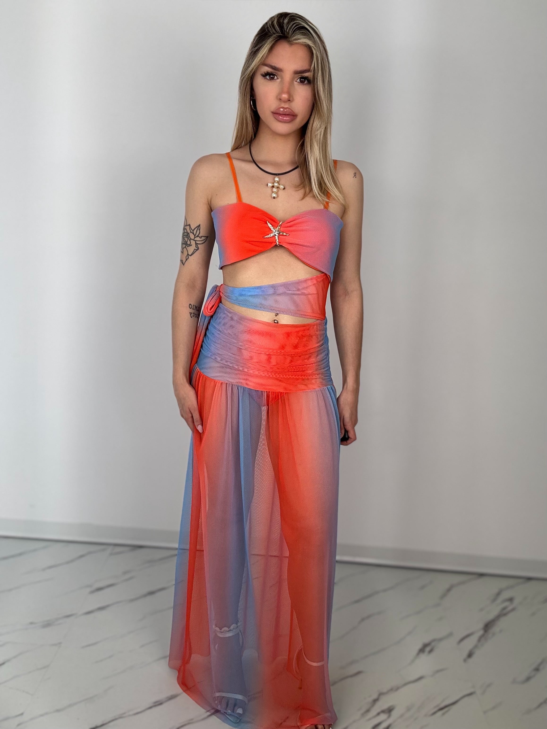 Co/ord costume e gonna fantasy