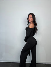 Jumpsuit knot nero