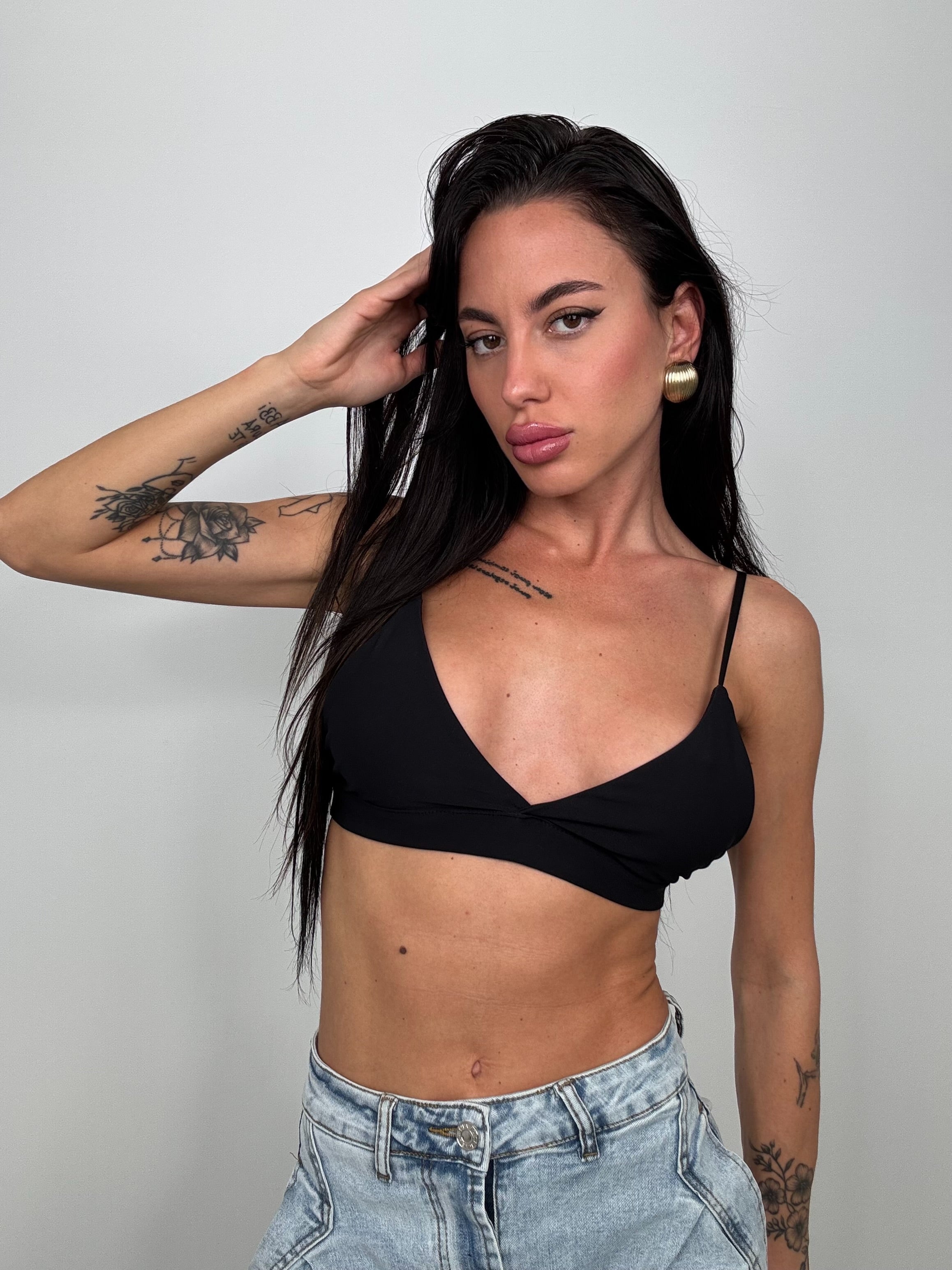 Bralette nero