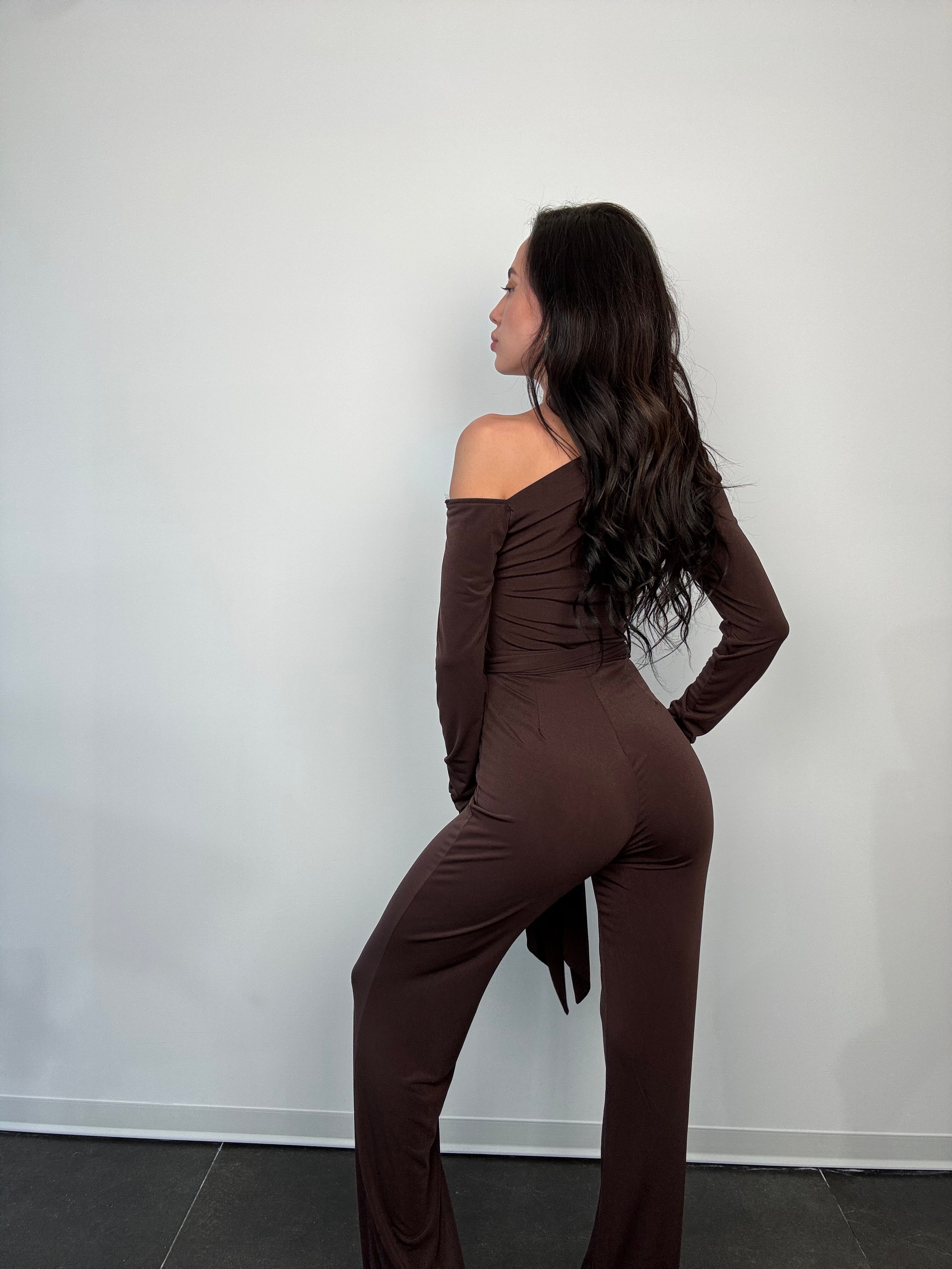 Jumpsuit knot brown